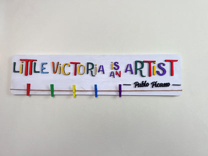 Personalized Kids Artwork Display