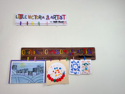 Personalized Kids Artwork Display