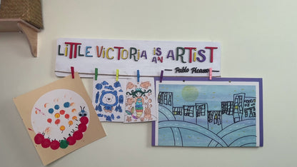 Personalized Kids Artwork Display